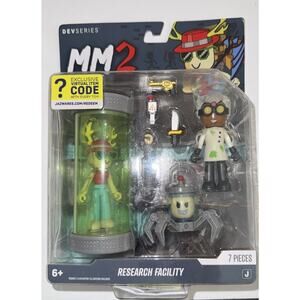 DevSeries Murder Mystery MM2 Research Facility Scientist Action Figure 7 Pieces